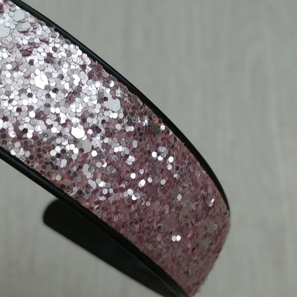 3/$15 Pink Glitter Headband - Picture 4 of 5